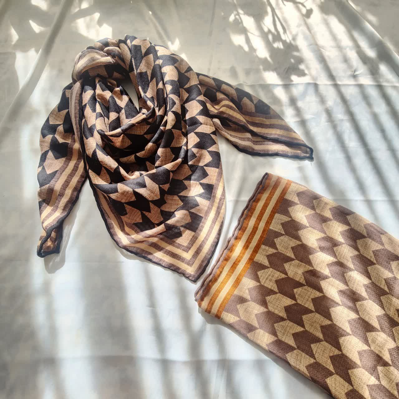 روسری پاییزه پشمی نازک